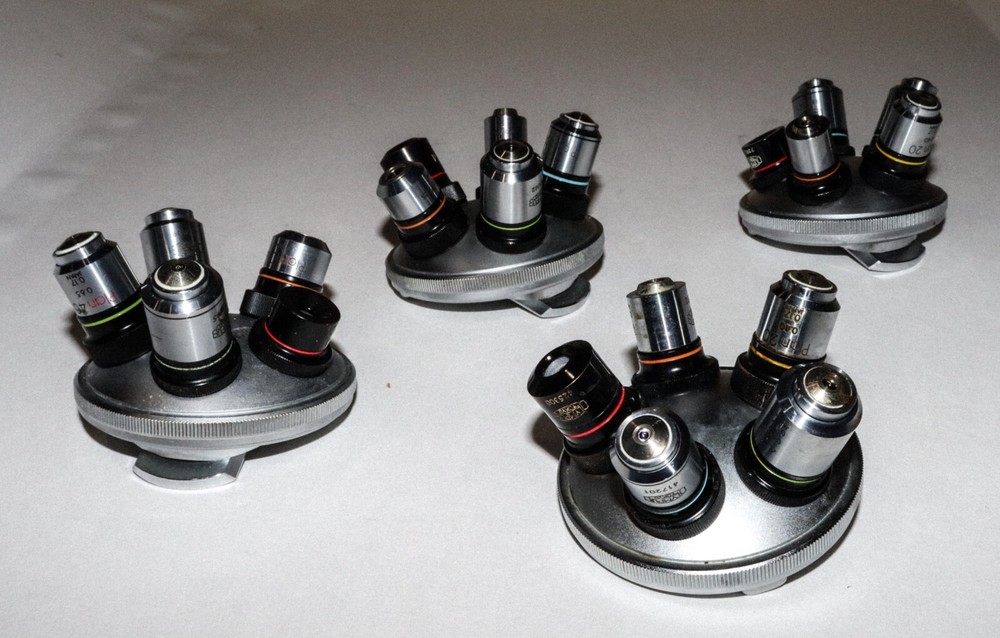 Olympus BH Series Microscope Quintuple Nosepiece & Objectives