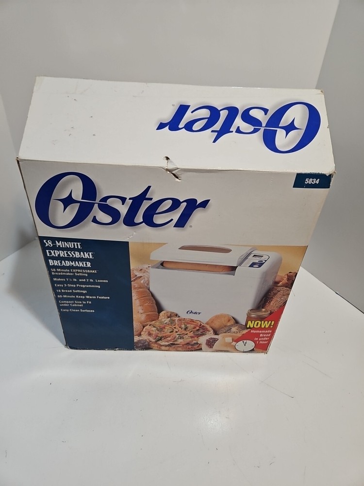 Oster Bread Maker Machine 58-Minute Express Bake 2 lb Model 5834