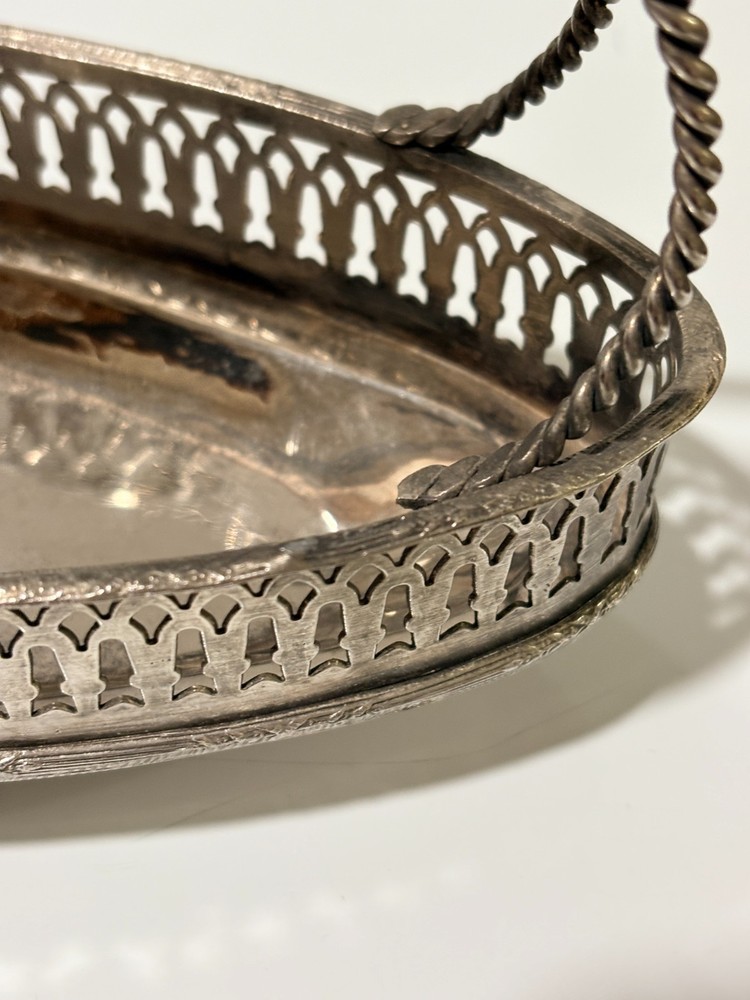 silverplate vanity tray