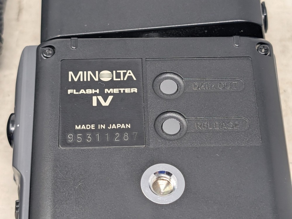 Minolta Flash Meter IV w/ Dome, Case, Strap (103)