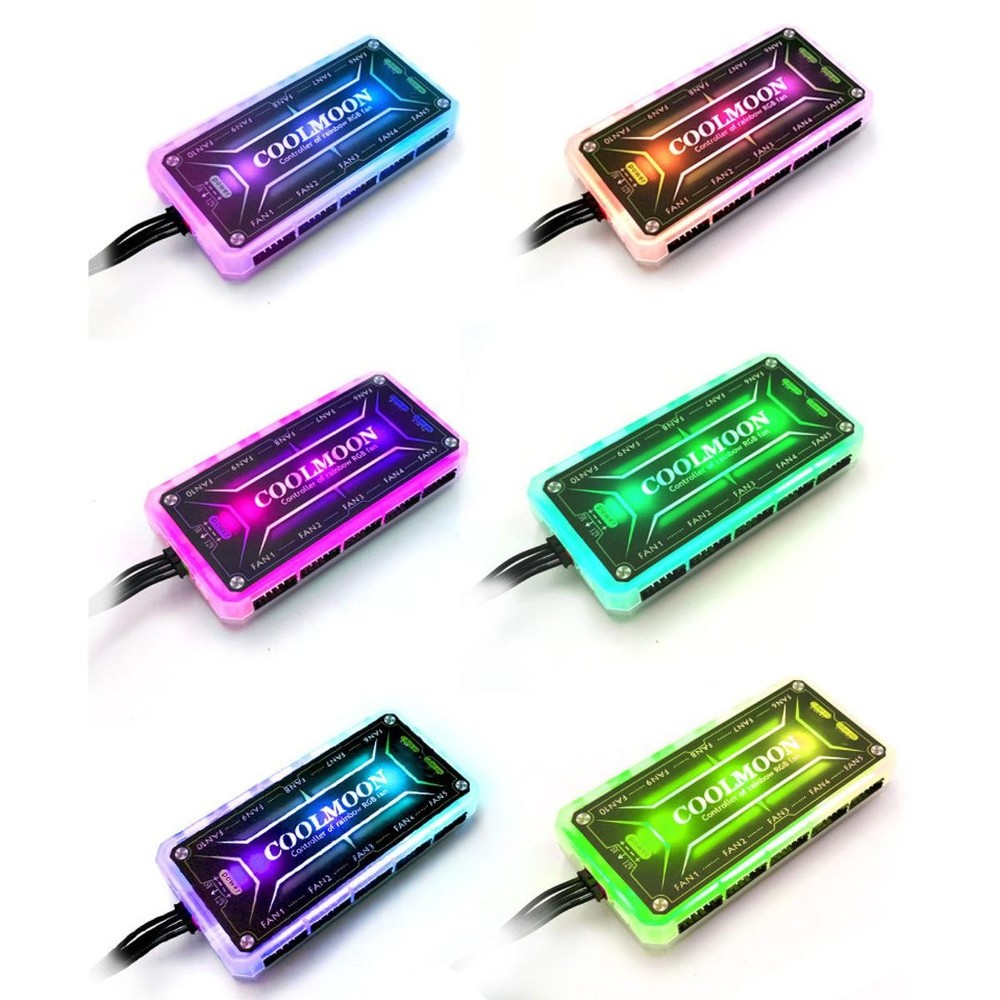 Remote Control Controller With Cable For RGB Cooling Fan Intelligent Controller