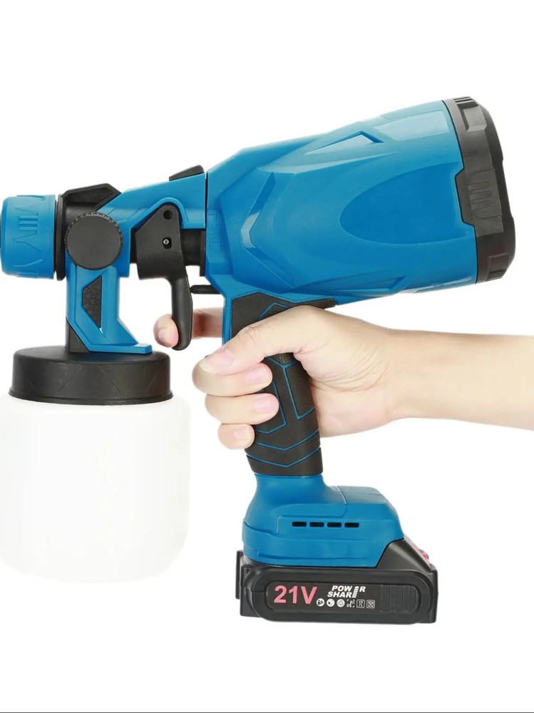 1 Set Mini Paint Sprayer Ergonomic Handle Long-Spray Distance 3 Spray Patterns