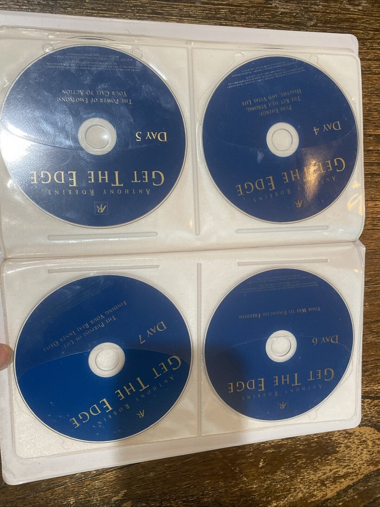 Anthony Tony Robbins Get The Edge 7-Day Program 10 CD Set