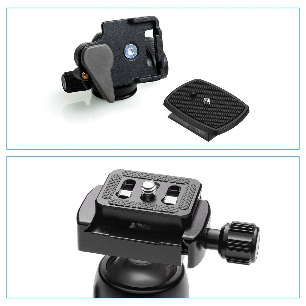 1 x Tripod Quick Release Plate Camera Tripod Adapter Mount Replacement 44mm