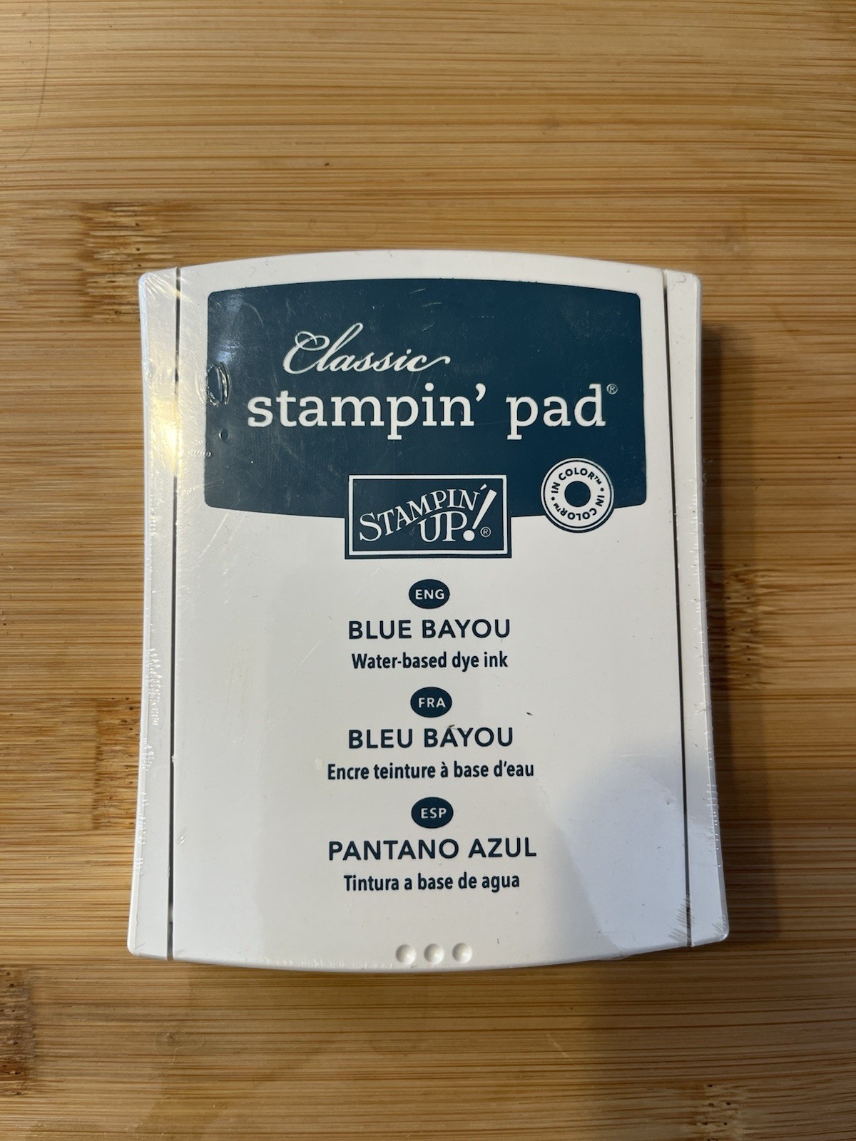 Stampin’ Up! Purely Blue Bayou Classic Stampin’ Pad Water-Based Dye Ink New