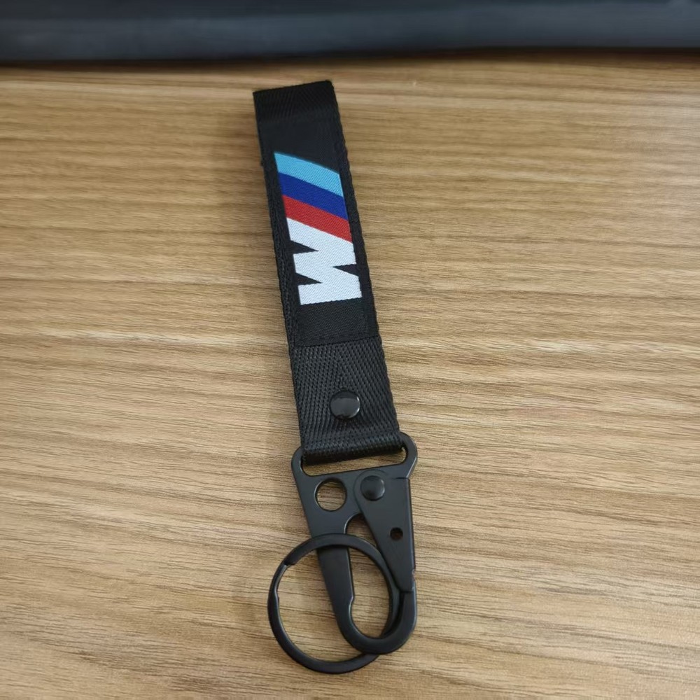 New Black M Performance Keychain Leather /M Key Ring Gift for BMW