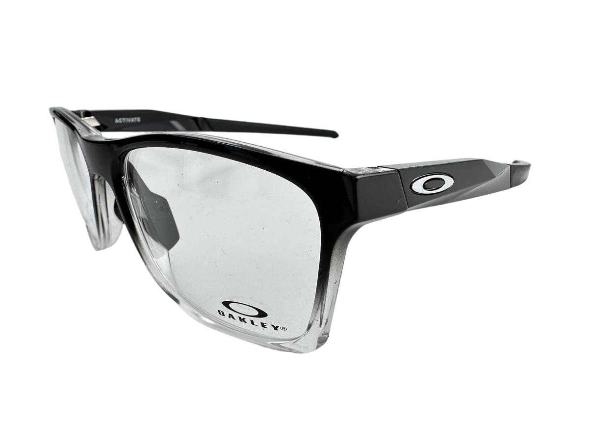 Oakley NEW Activate Polished Black Fade $205 Fashion Frames 55-16-141 Eyeglasses