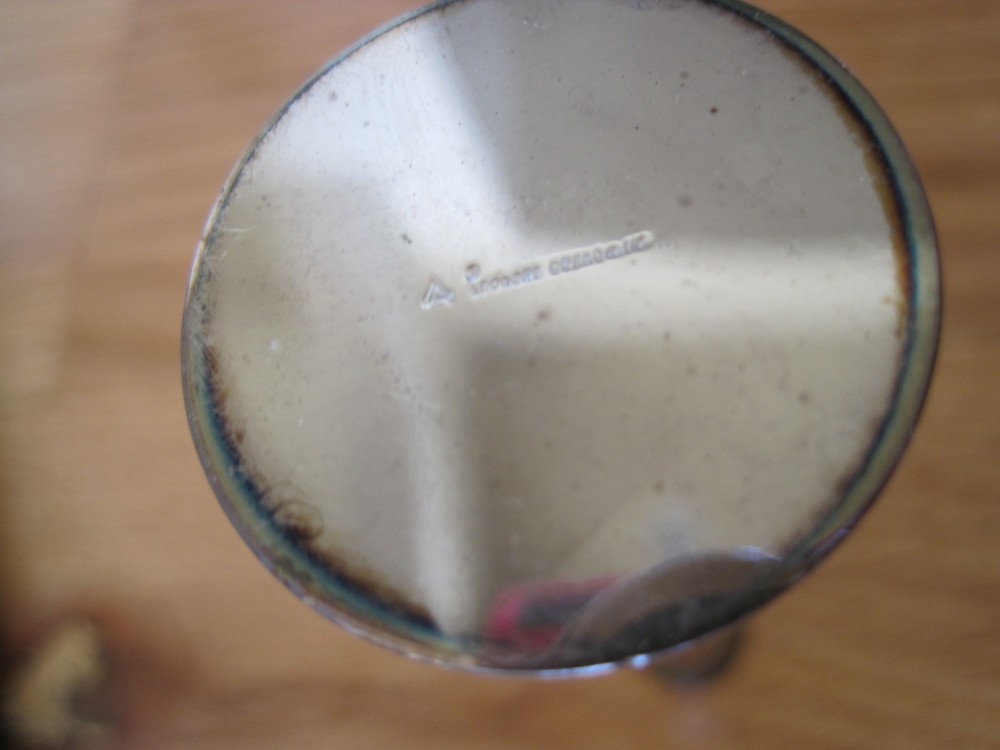 Bud Vase Silver Plate 4 1/4" Heart