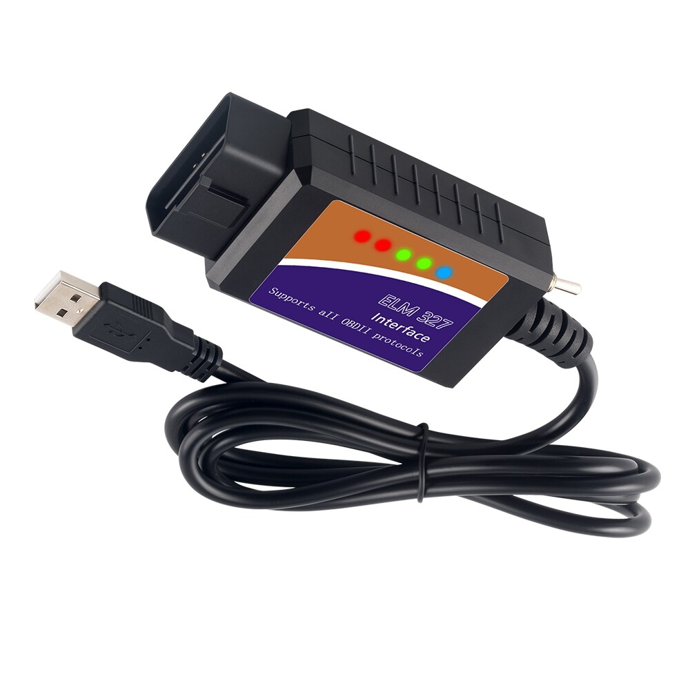 US FORScan ELM327 OBD2 Car Diagnostic Scanner Adapter USB Code Reader For Ford