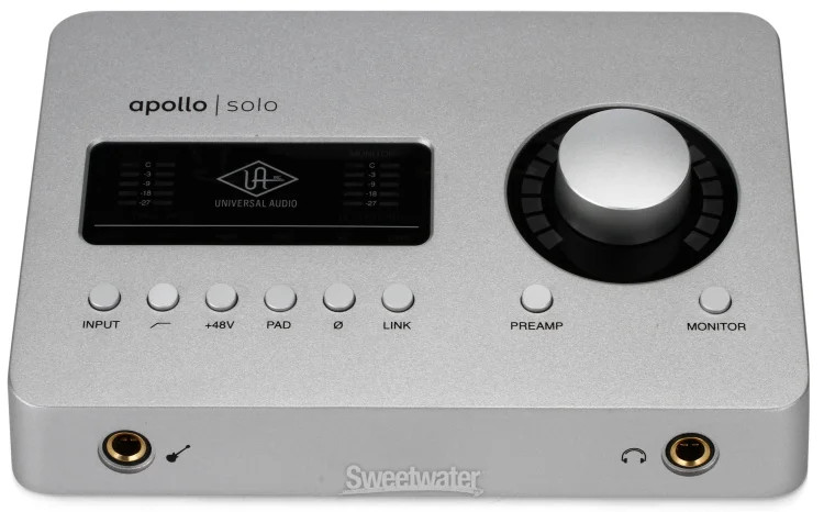 Universal Audio Apollo Solo Heritage Edition Thunderbolt 3 Audio Interface with