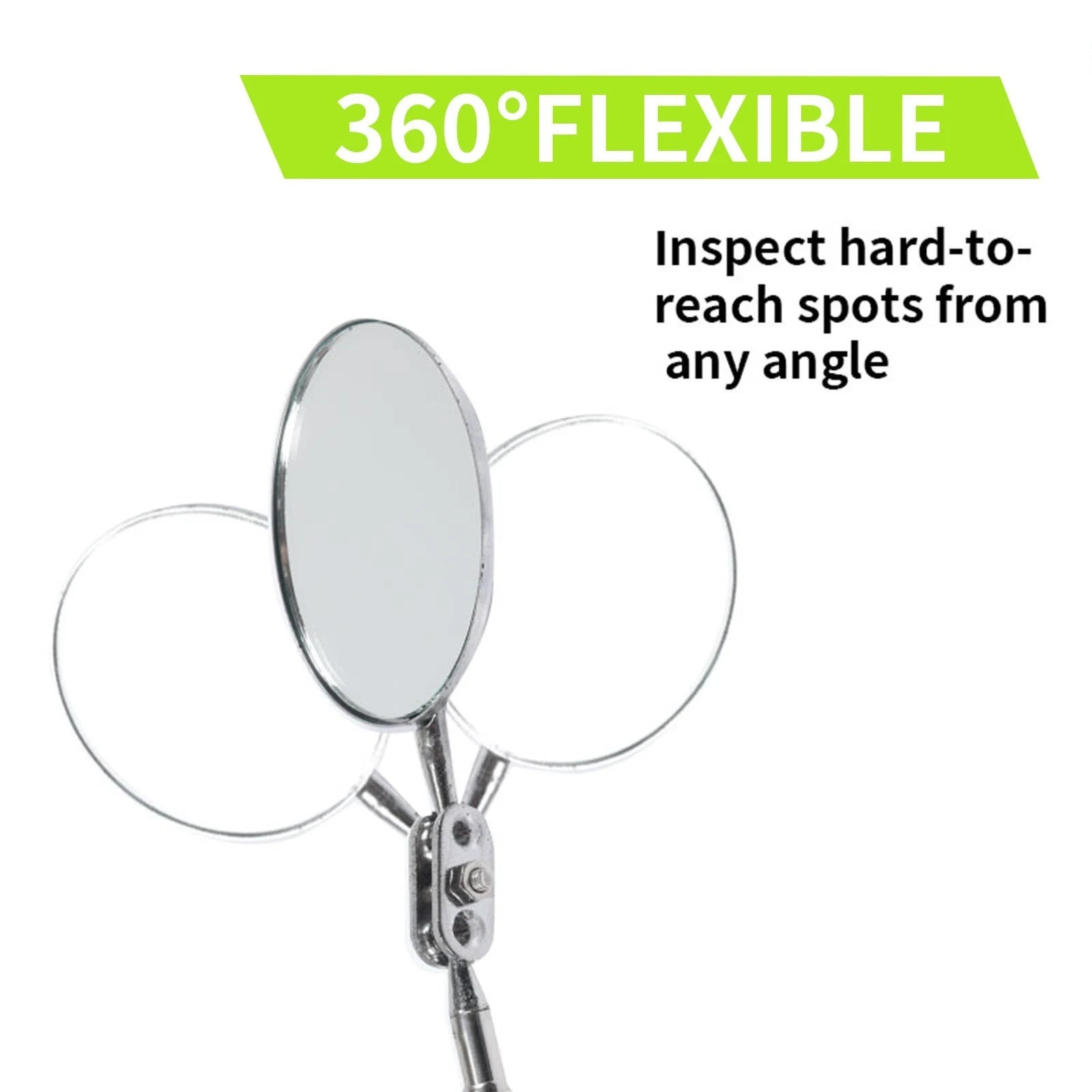 Telescoping Magnet Pickup Tool Stick & 8 lb LED Light Grabber and 360° Reflector