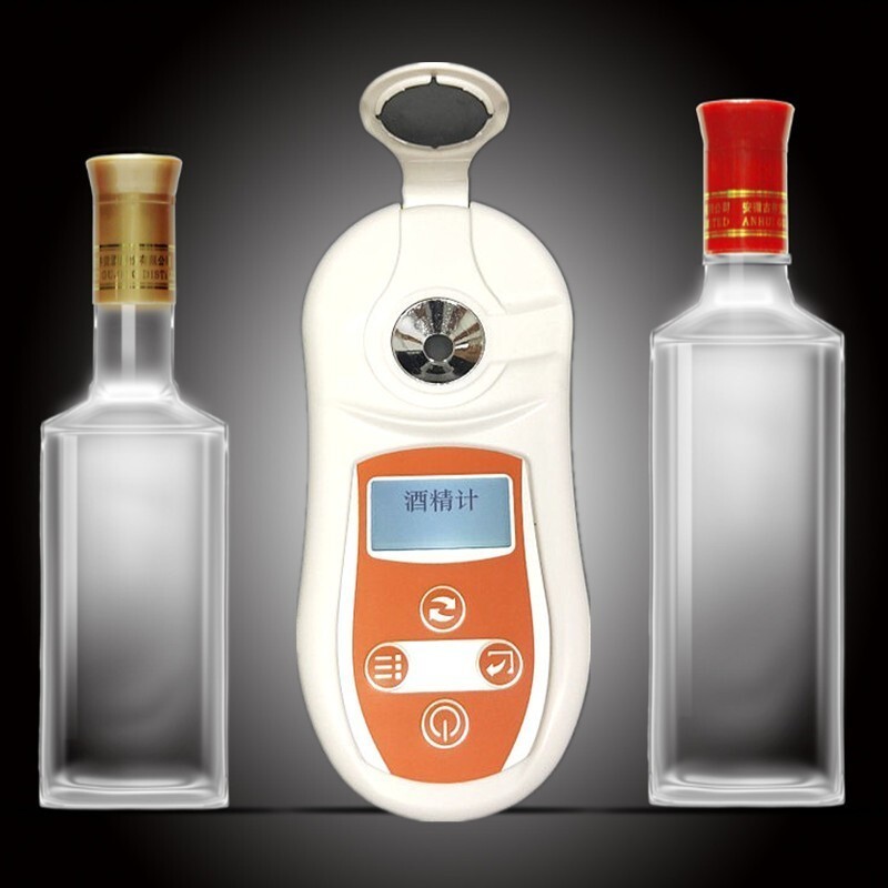 Alcohol Meter Refractometer Measuring Range 0～75% Portable