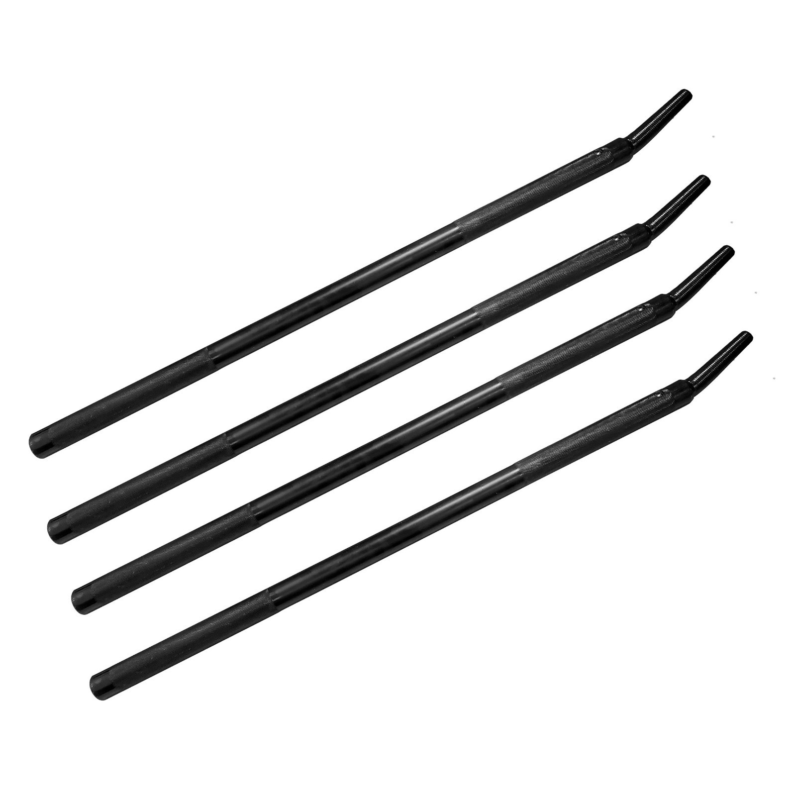 4 Pack Black Coated 32" Standard Winch Bar for Flatbed Trailer Tie Down Strap