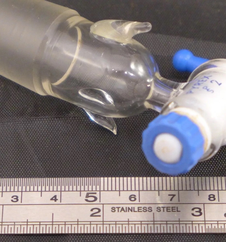 CORNING Pyrex Flow Control Adapter, drip through 24/43 inner/M joint
