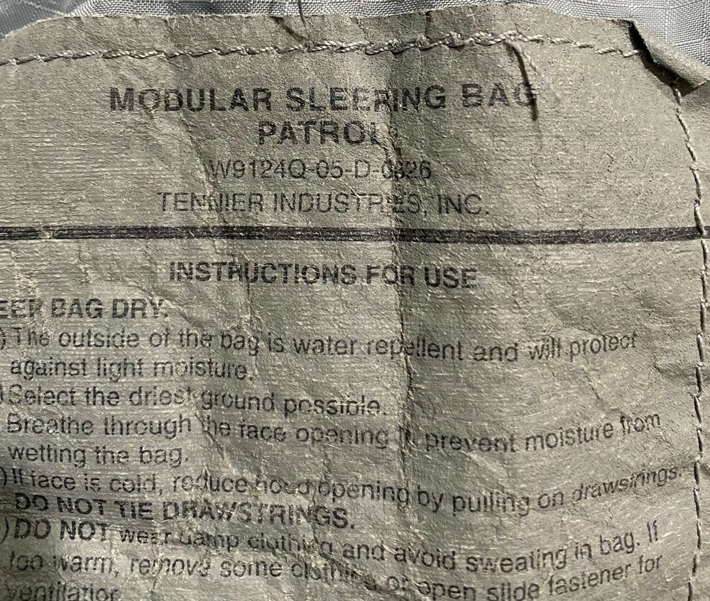 MSS Modular Sleep System 5 Piece ACU "NEW"