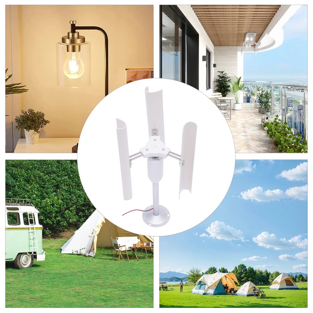 12V 3 Phase Permanent Magnet Generator Vertical Axis Wind Turbine Teach Model