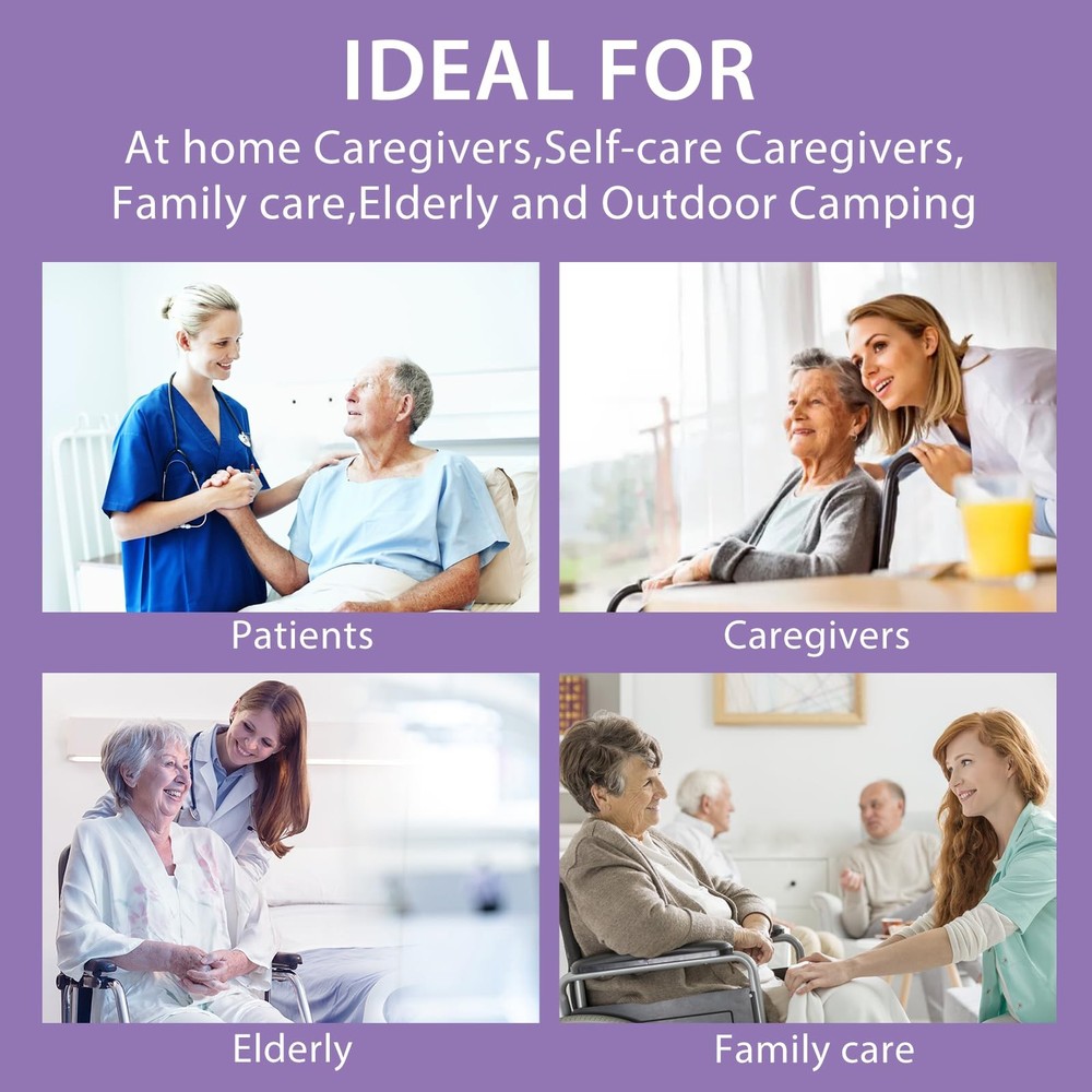 Commode Liners with Absorbent Pads for Bedside Commode, 100 100Bags/100Pads