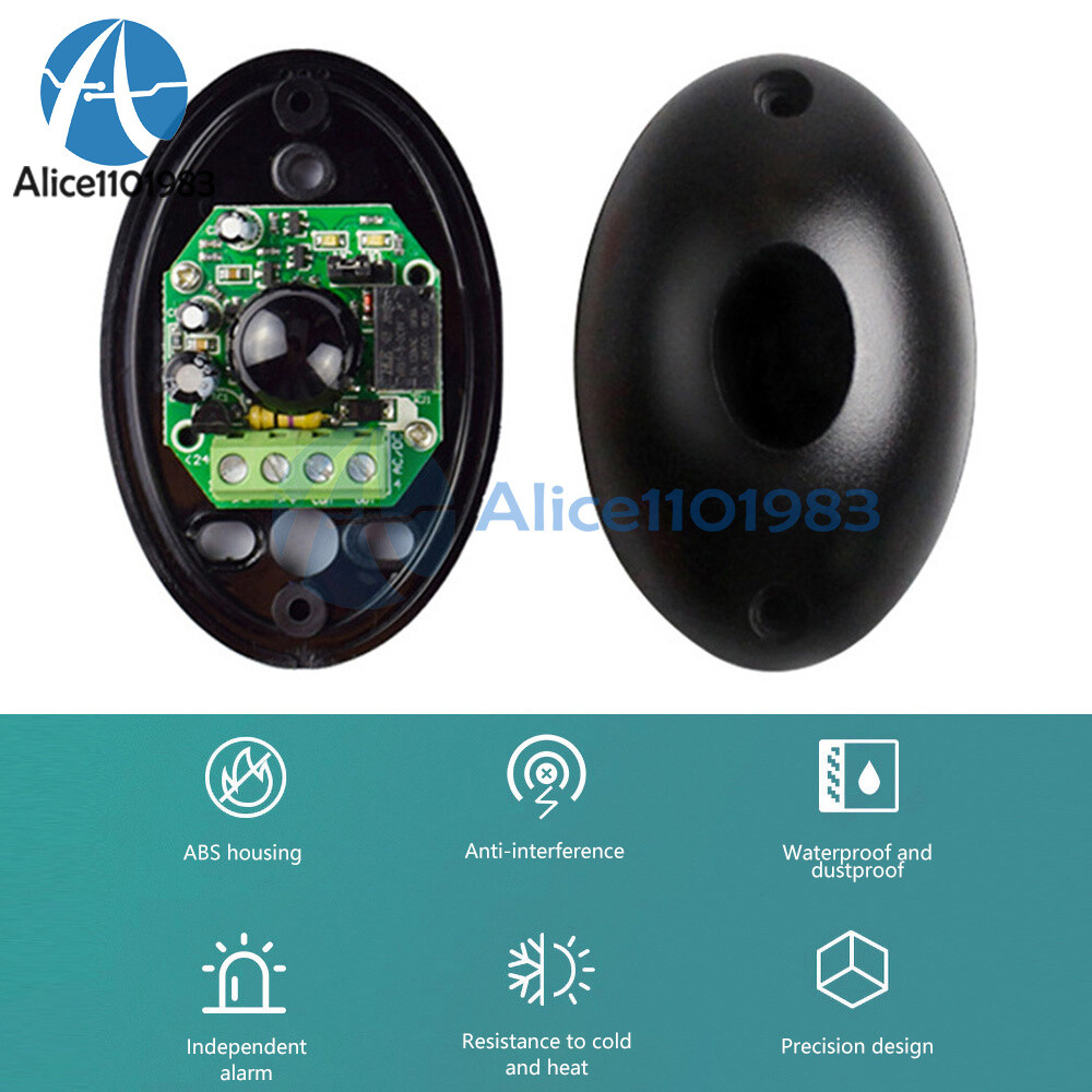DC12-24V Infrared Detector Sensor Anti-theft Automatic Alarm Module Gate Safe