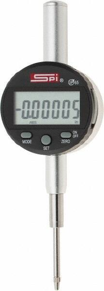 SPI 0 to 1" Range, 0.00005" Graduation, Electronic Drop Indicator Flat & Lug ...