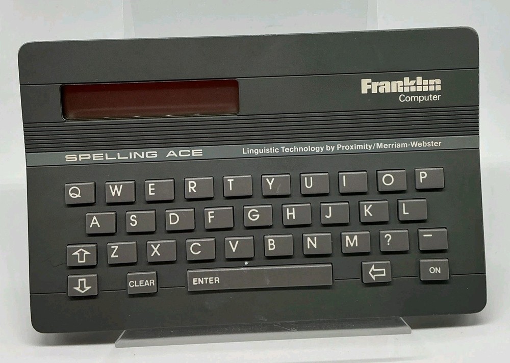 Franklin Computer Spelling Ace SA-98 Tested