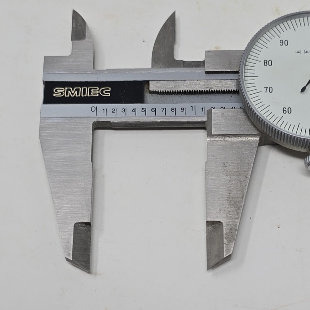 Smiec 9" Dial Caliper: 6" Range/.001 Dial Graduations
