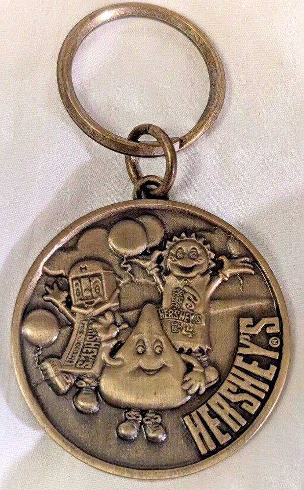 Hershey Park Chocolate Characters Metal Keychain 🍫