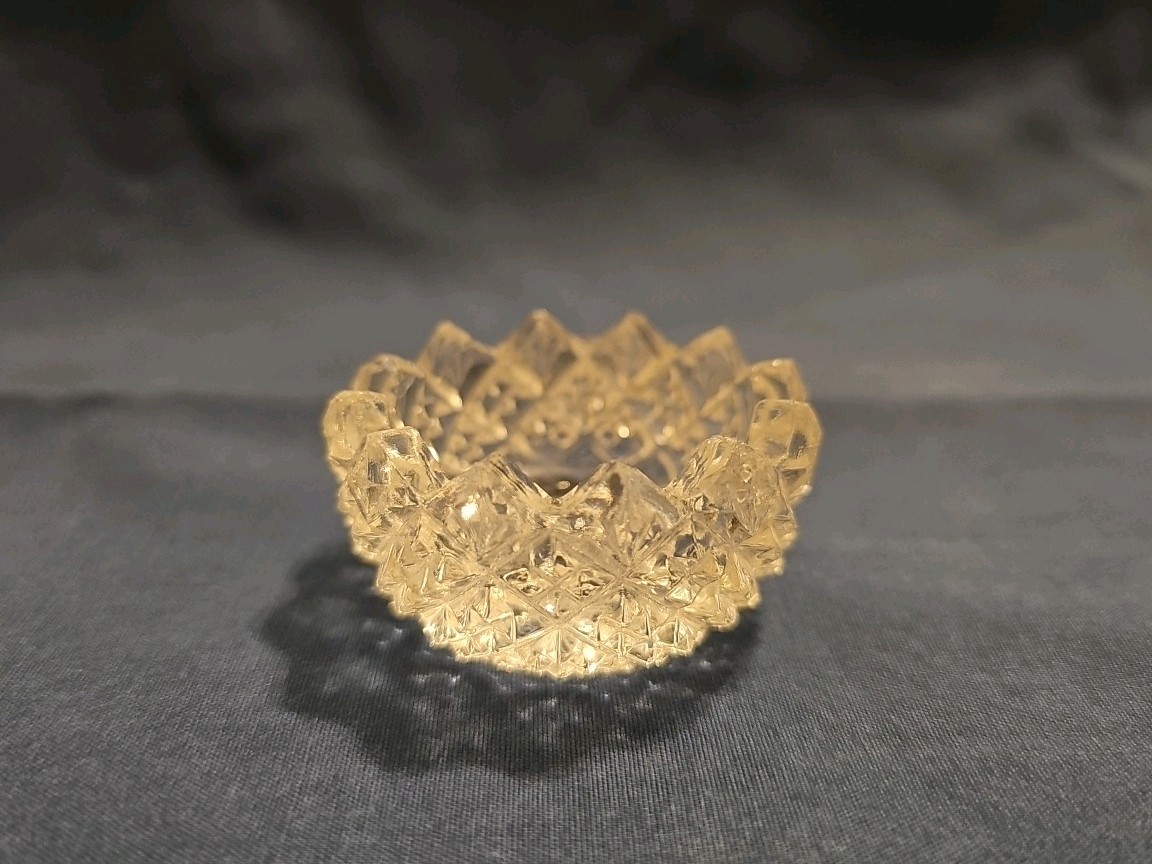 Salt Cellar with Unique Silver Spoon Made In Italy