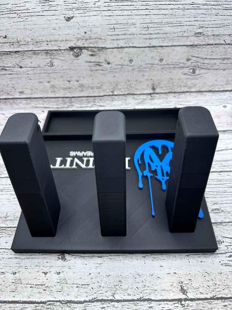 Infinity- 2011 Double Stack 3‑Gun Display Stand – Premium Multi‑Pistol Holder