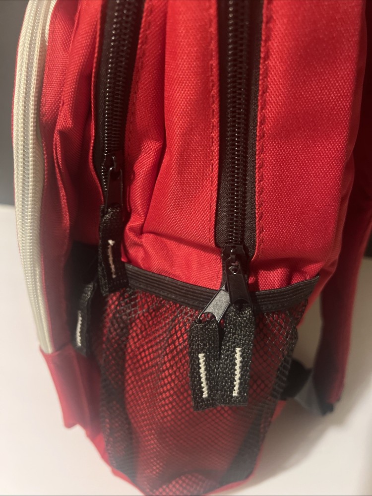 BN NT Red Backpack 13.5" Length, 16" Height, 4.25" Depth