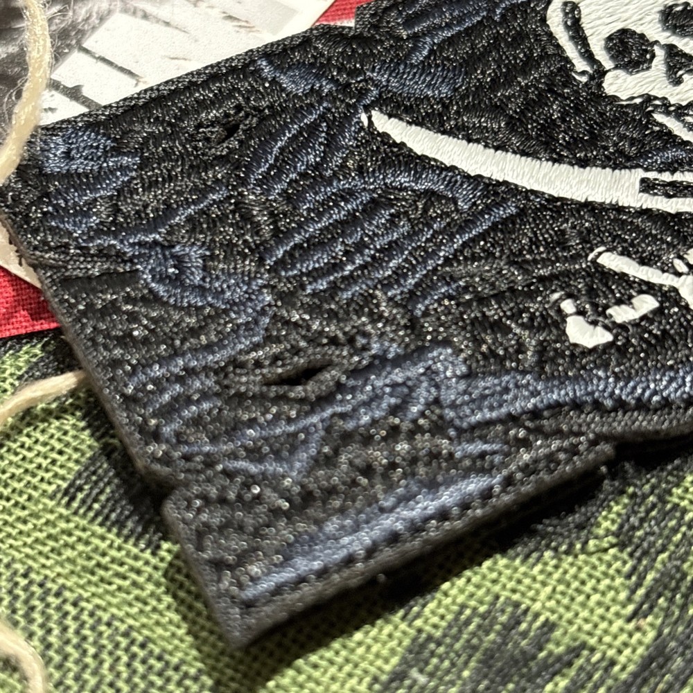 Pirate Flag Banner Size Tactical Hook Loop Patch High Quality ~2x5”
