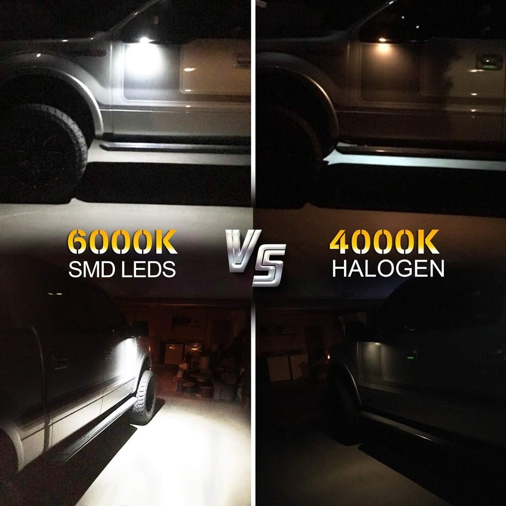 Side Mirror Puddle Light LED Ford F150 Explorer 2Pcs