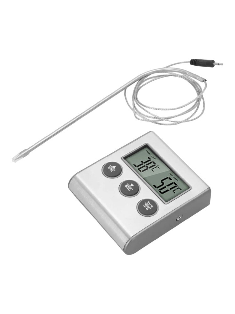 Convenient Kitchen Digital Cooking Thermometer with Probe Timer Function