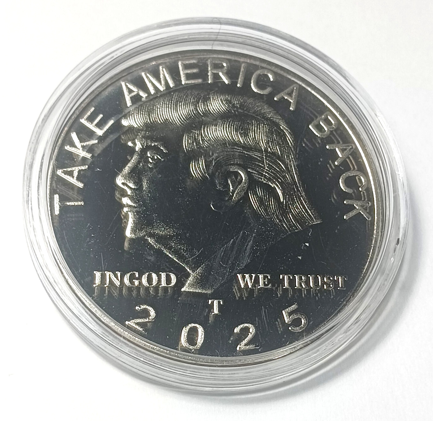 2025 Donald Trump Coin Take America Back Silver Plated + Case SHIPPED FROM USA