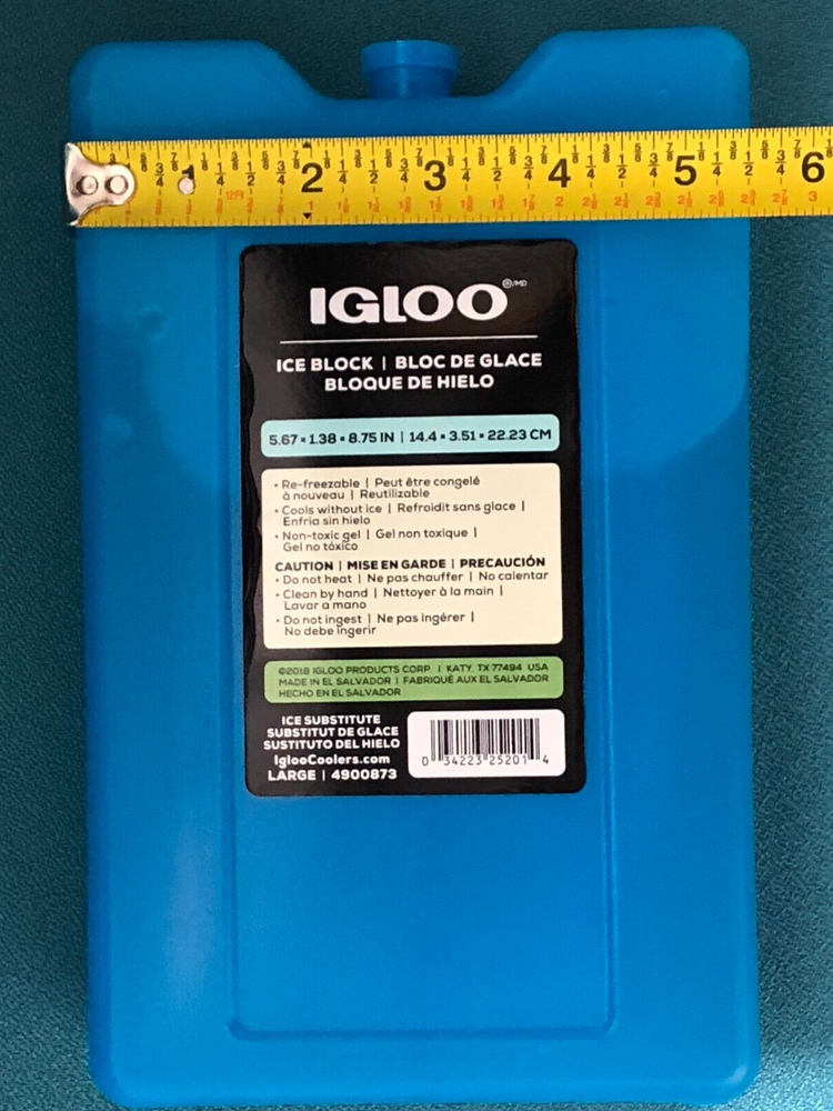 IGLOO MaxCold Large Ice Freeze Block - Blue