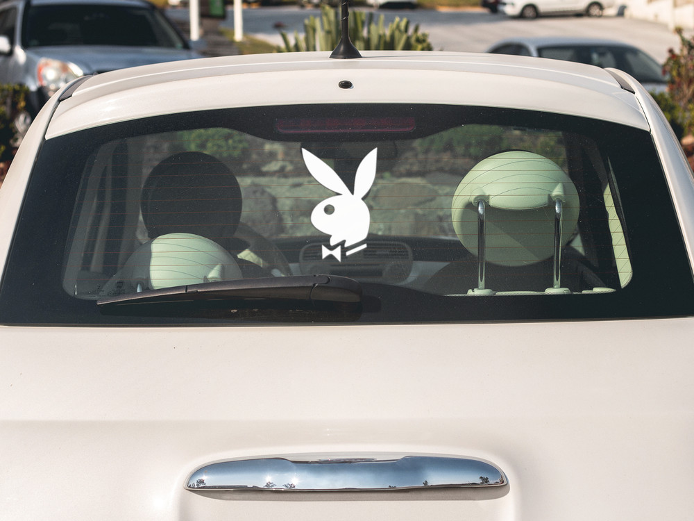 Playboy Bunny Car Window Vinyl Decal