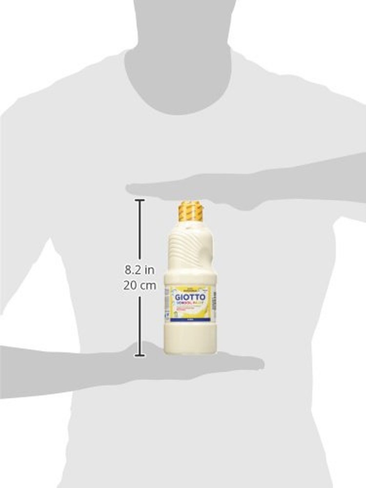 GIOTTO SCHOOL PAINT 500ML WHITE