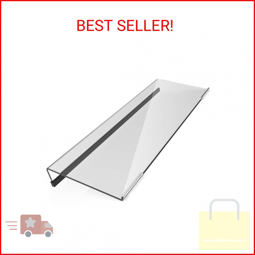 KOTEMON Acrylic Tilted Computer Keyboard Stand for Ergonomic Typing, Keyboard Tr