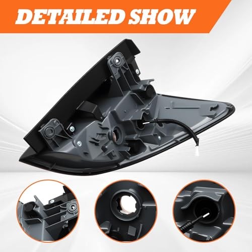 Driver Side Outer Tail Light Red Compatible with HRV HR-V 2016 2017 2018 Left