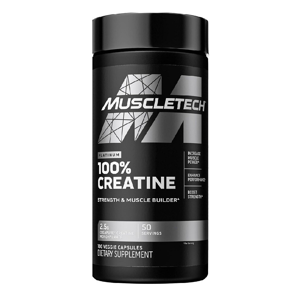 MuscleTech Platinum 100% Creatine 100 Capsules