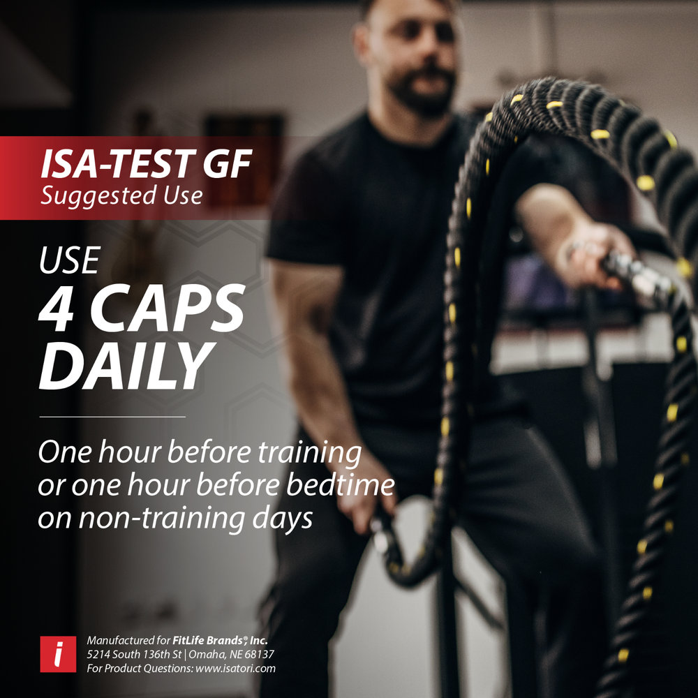 Isa-Test GF Testosterone Support Plus Anti Estrogen, 120 Count