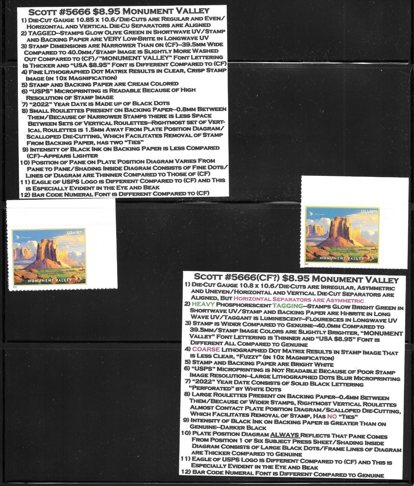 Scott #5666-- 2022 $8.95 Priority Mon. Valley CF & Genuine and Descriptive Tabs!