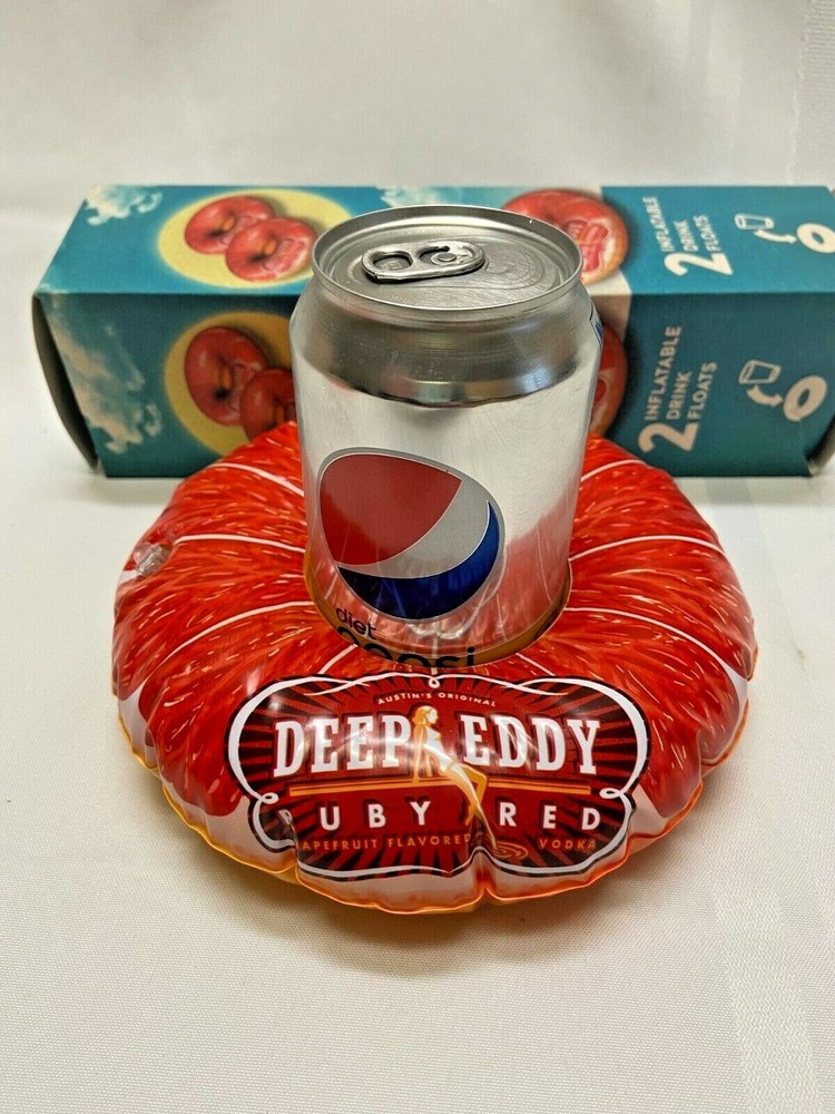 Deep Eddy Ruby Red Grapefruit Vodka Drink Beverage Pool Floats Cocktail Barware