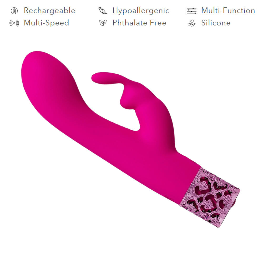 Rabbit Clitoral Stimulator Silicone Rechargeable Vibrator Beginner-Friendly Vibe