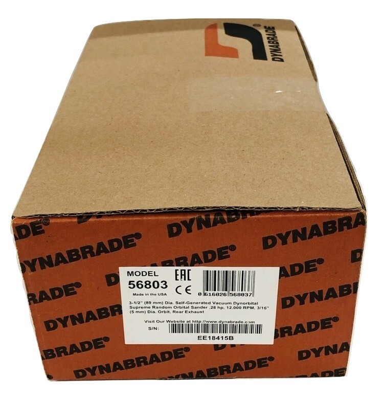 Dynabrade 3-1/2" Self-Generated Vacuum Dynorbital Supreme Random Orbital Sander