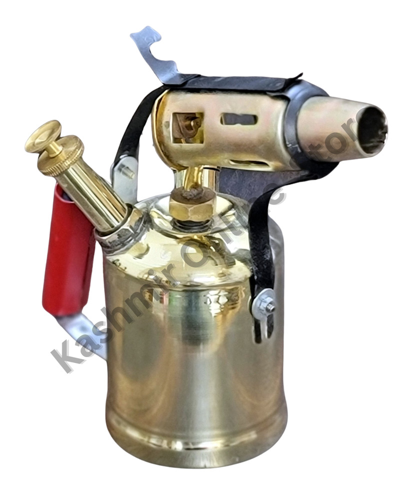 Premium Classic Brass Blow Torch Lamp – Fully Working Home Display Decor