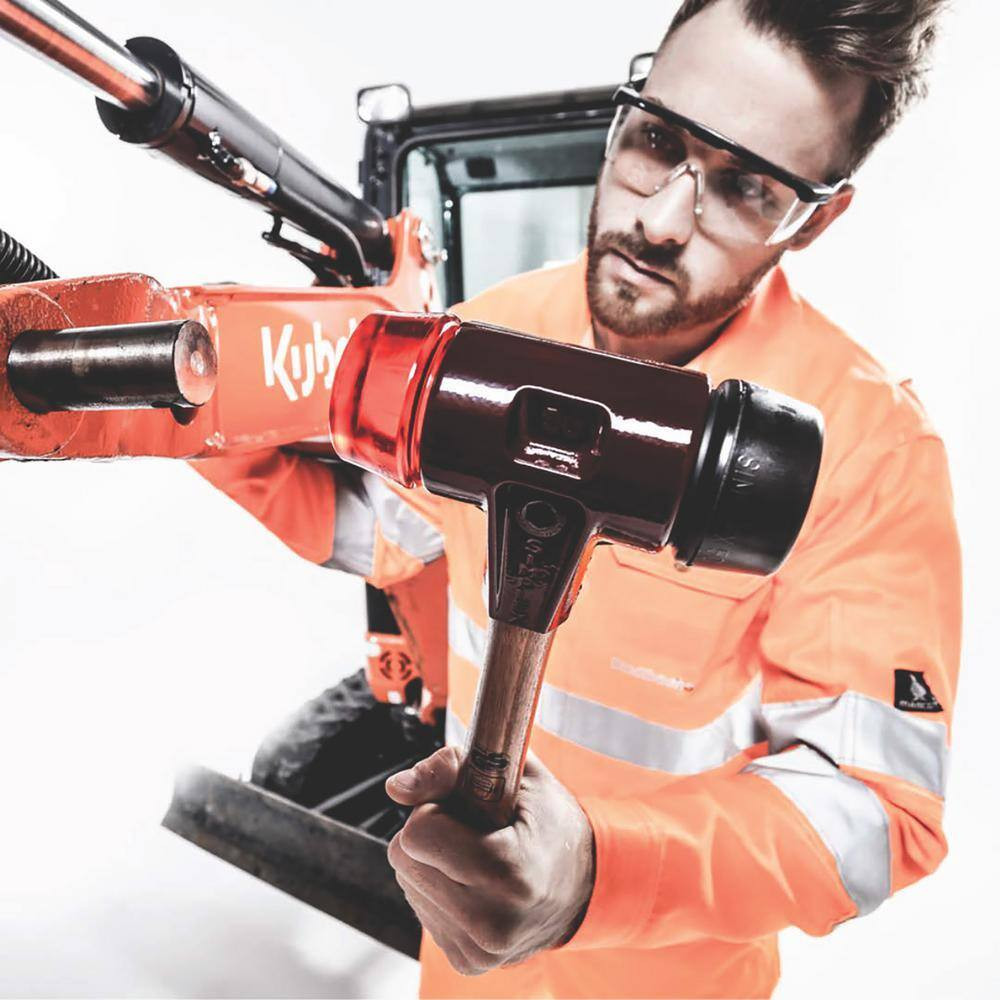 Simplex 50 2.5 Lbs. Mallet with Black Rubber and Red Plastic Inserts