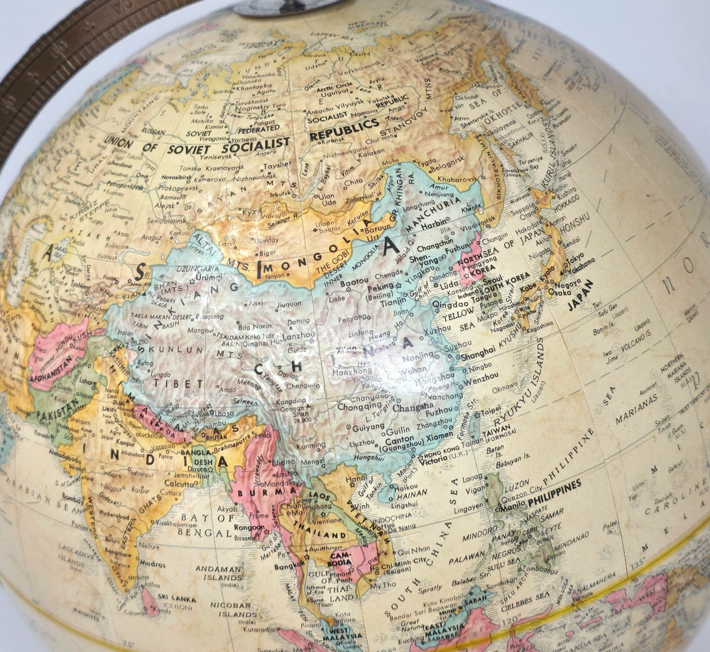 Vintage Replogle Globe World Classic Series 12"