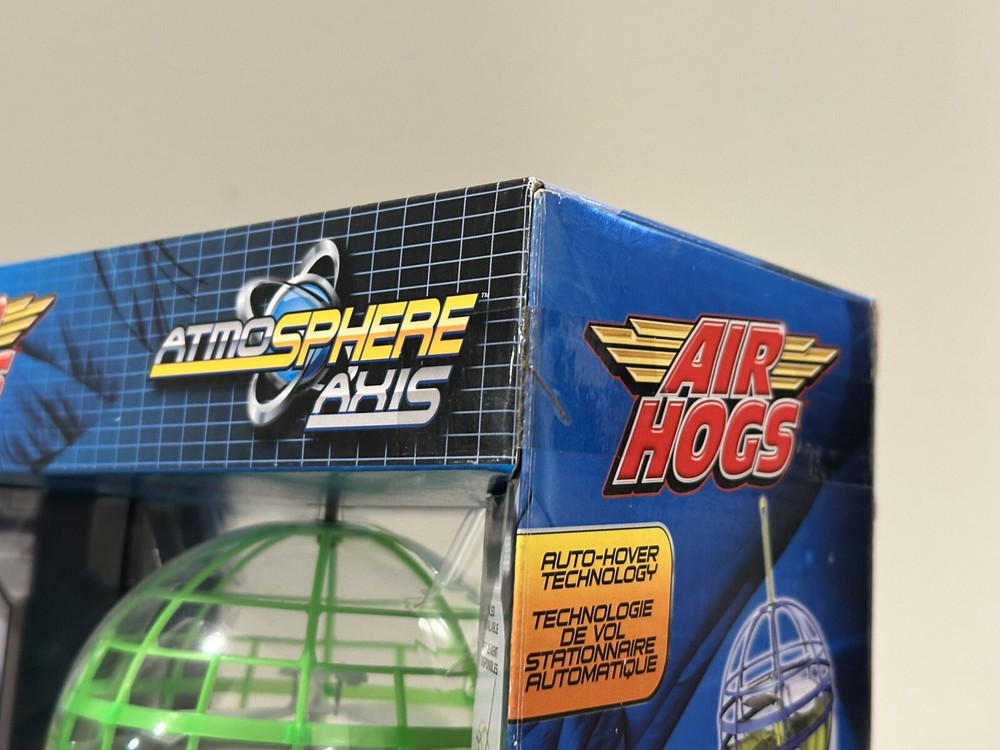Air Hogs Atmosphere Axis Hovering Sphere Wave Control by Spin Master, Green, New