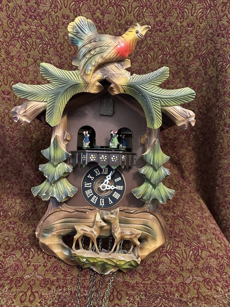 West Germany Black Forest Cuckoo Clock