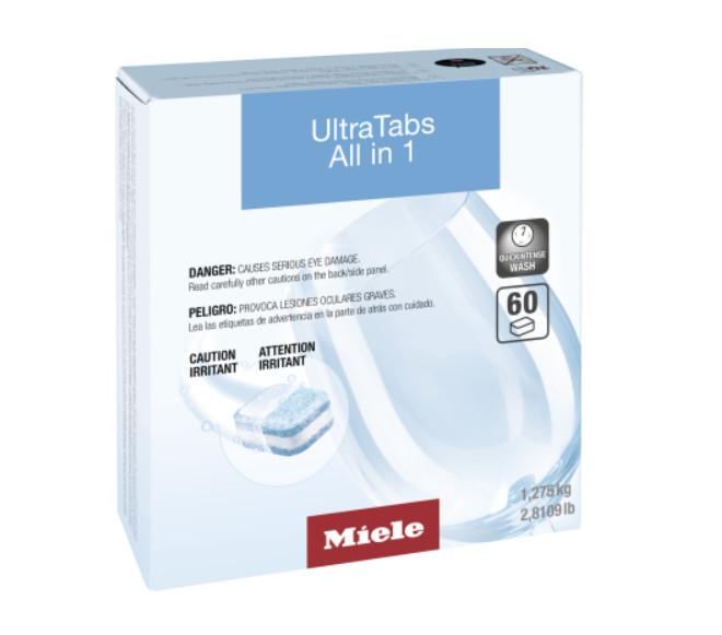Miele UltraTabs Multi Dishwasher Detergent 60 Pack